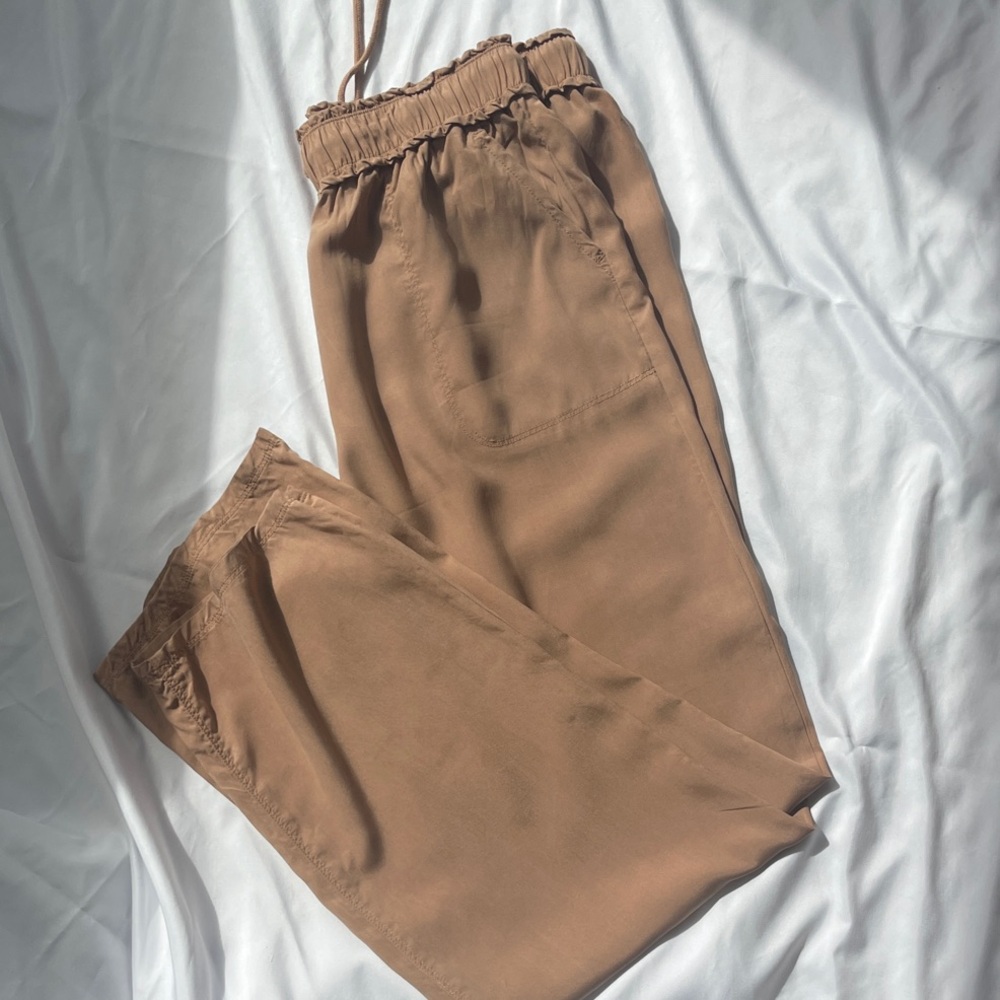 Splendid Tan Drawstring Pants